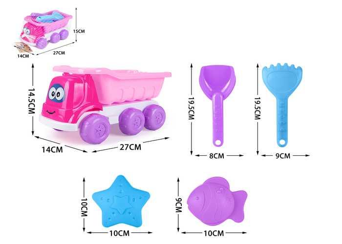 juguetes de playa para niños, 5 piezas, modelo 400465