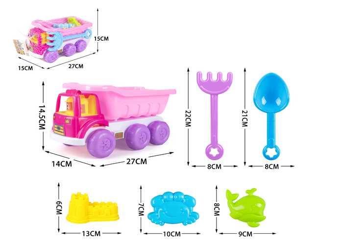juguetes de playa para niños, 6 piezas, modelo 400469