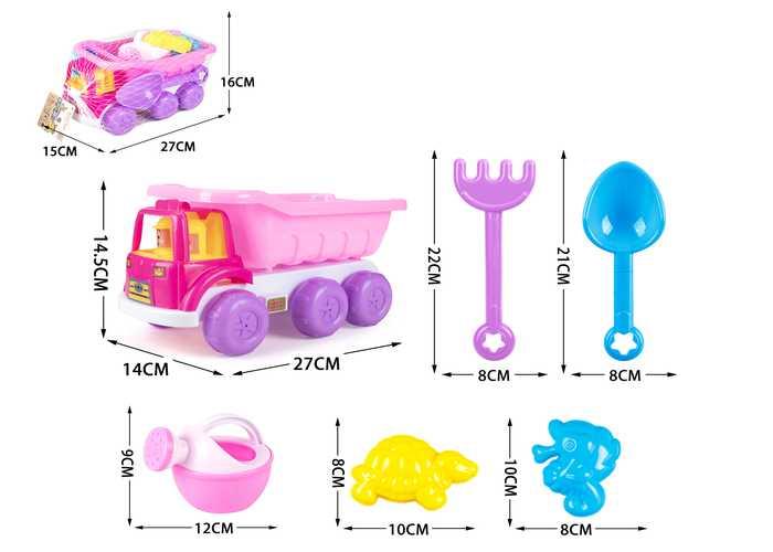juguetes de playa para niños, 6 piezas, modelo 400470