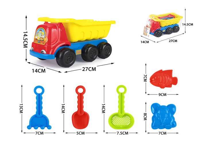 juguetes de playa para niños, 6 piezas, modelo 400475