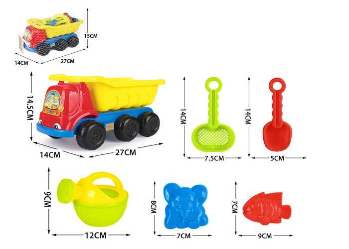 juguetes de playa para niños, 6 piezas, modelo 400477