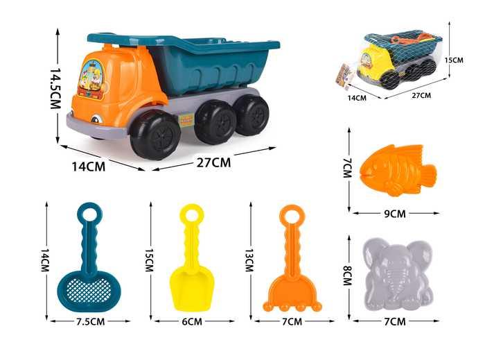 juguetes de playa para niños, 6 piezas, modelo 400481