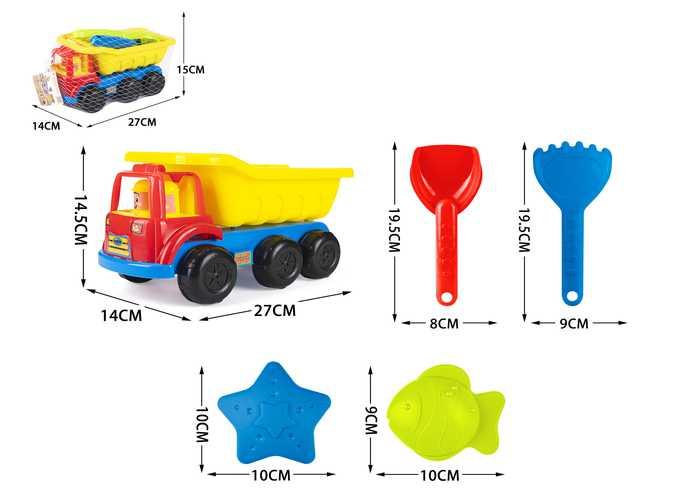juguetes de playa para niños, 5 piezas, modelo 400488