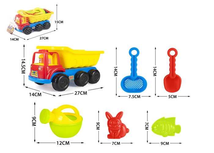 juguetes de playa para niños, 6 piezas, modelo 400489