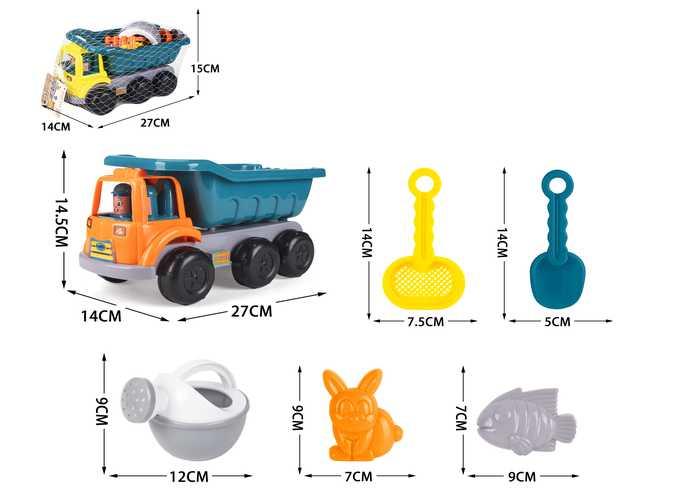 juguetes de playa para niños, 6 piezas, modelo 400495