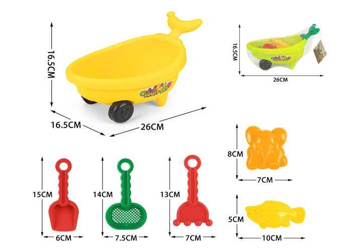 juguetes de playa para niños, 6 piezas, modelo 400507