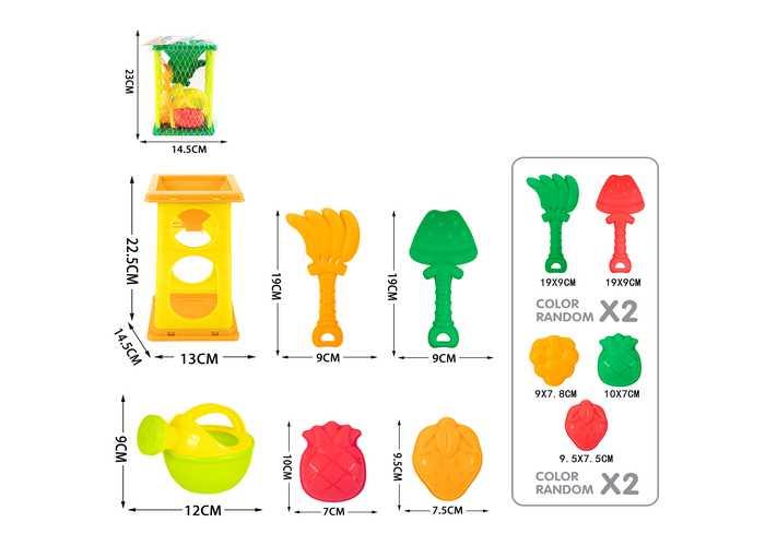juguetes de playa para niños, 6 piezas, modelo 400515