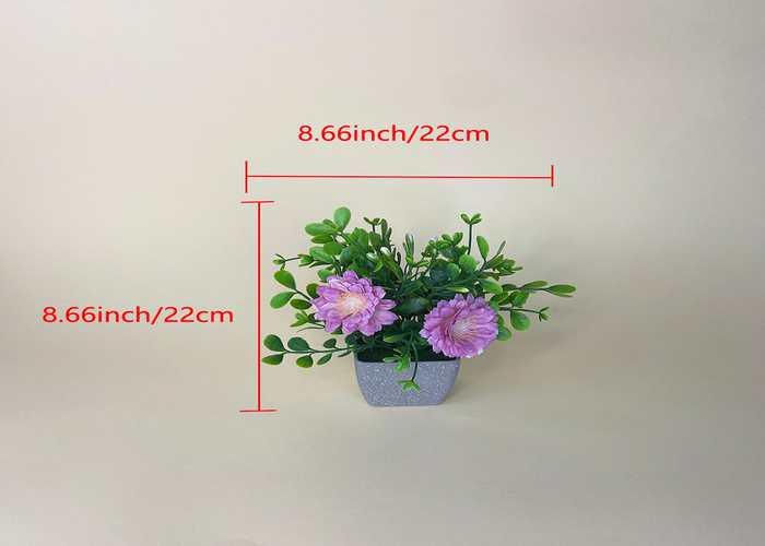 Flores y árboles decorativos, 22 × 22 cm