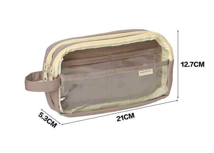 Bolsa de lápices, color morado, modelo 120884