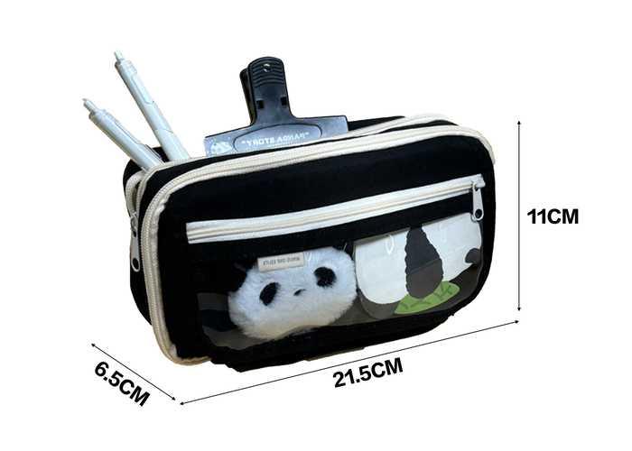 Bolsa de lápices, color negro, modelo 120894