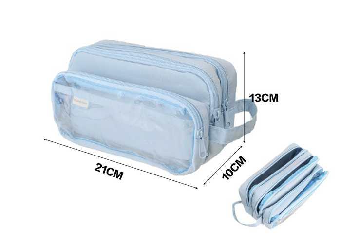 Bolsa de lápices, color azul, modelo 120898