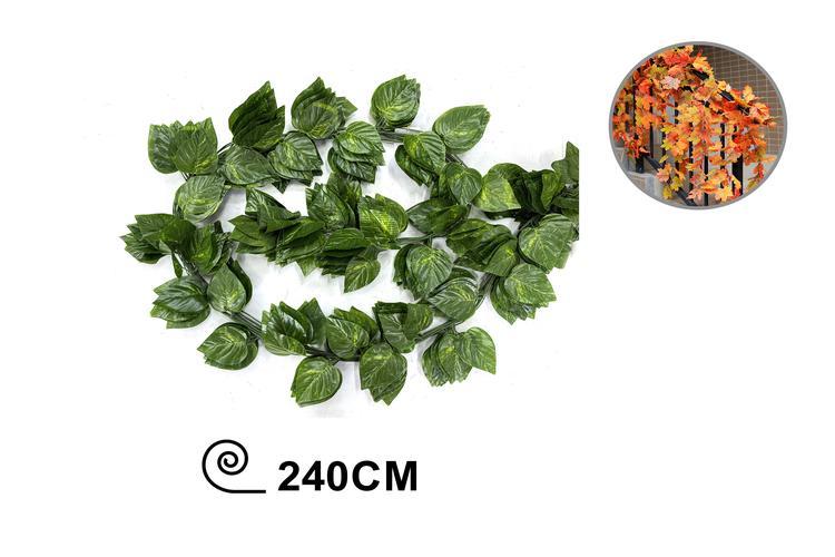 Bastón, 2,4 m, 36 piezas, color verde