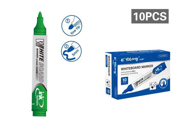 Rotulador, color blanco, modelo YL245201-GREEN