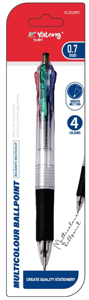 Bolígrafos multicolores, modelo YL252901