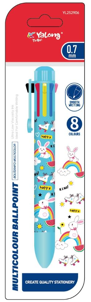 Bolígrafos multicolores, modelo YL252906