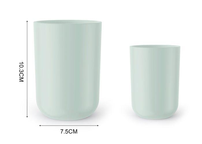 Vasos para cepillos de dientes, color verde, modelo 600590