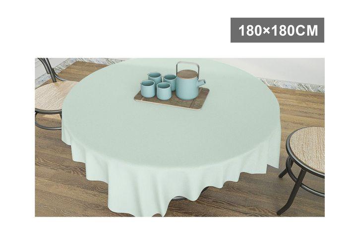 Mantel, 180 × 180, color verde, modelo 600695