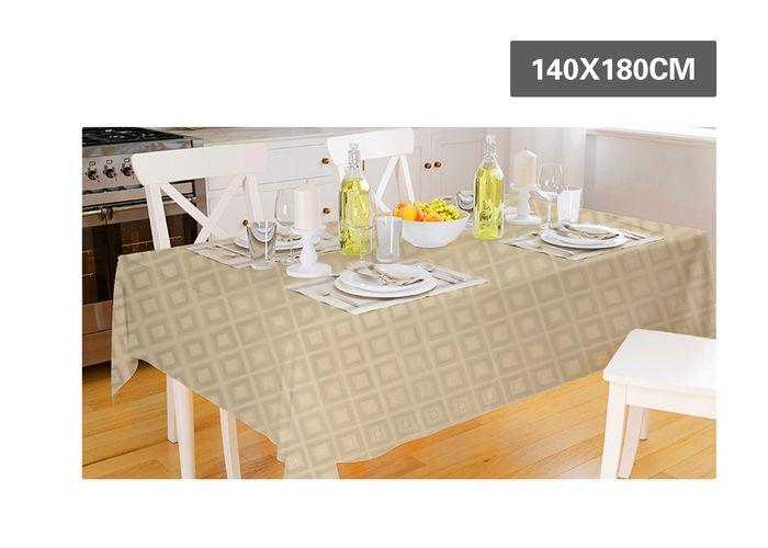 Mantel, 140 × 180, color beige, modelo 600995