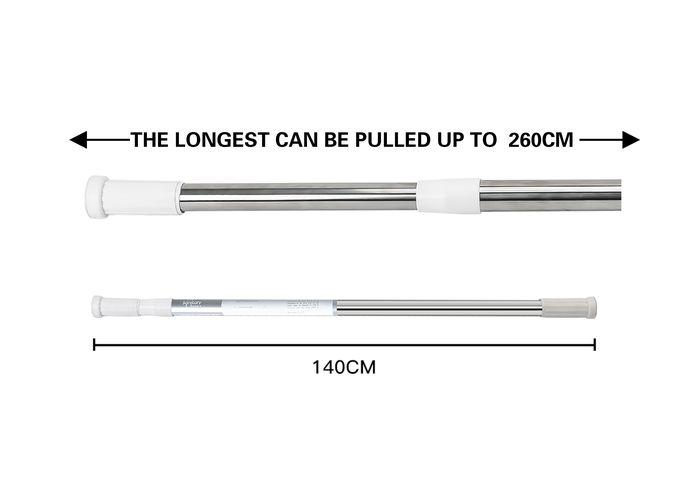 Barra para cortina de ducha, 260 cm, modelo 610428