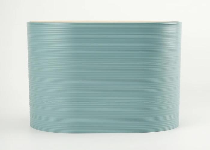 Cubo de basura, color azul, modelo 610776