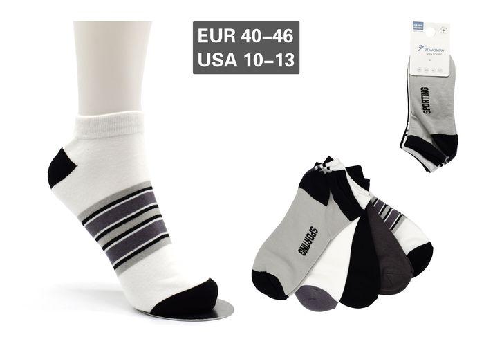 Calcetines tobilleros para hombre, 5 piezas, modelo A8201-8