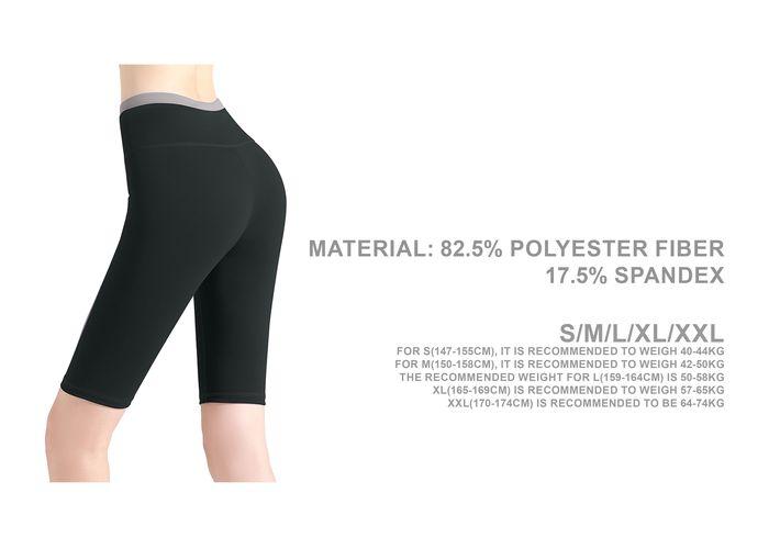 Pantalones cortos, color negro