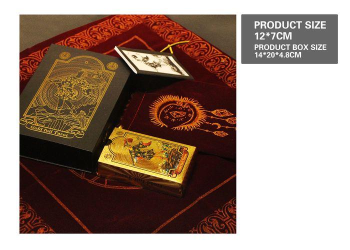 Cartas del tarot, color rojo, modelo 131117