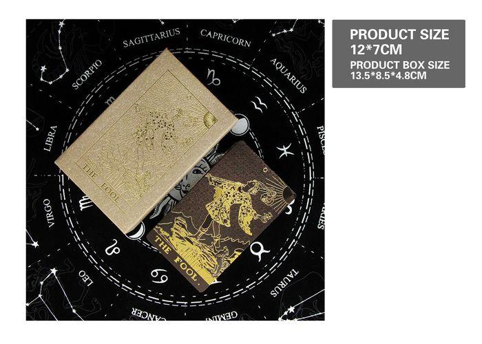 Cartas del tarot, color negro, modelo 131127