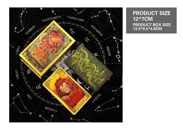 Cartas del tarot, color dorado, modelo 131129