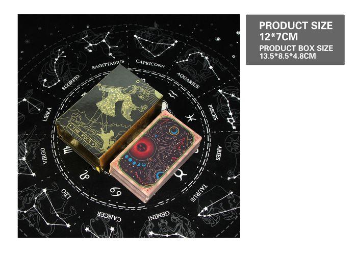 Cartas del tarot, color oro rosa