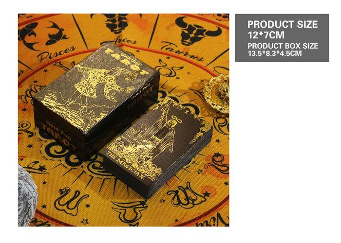 Cartas del tarot, color negro, modelo 131145