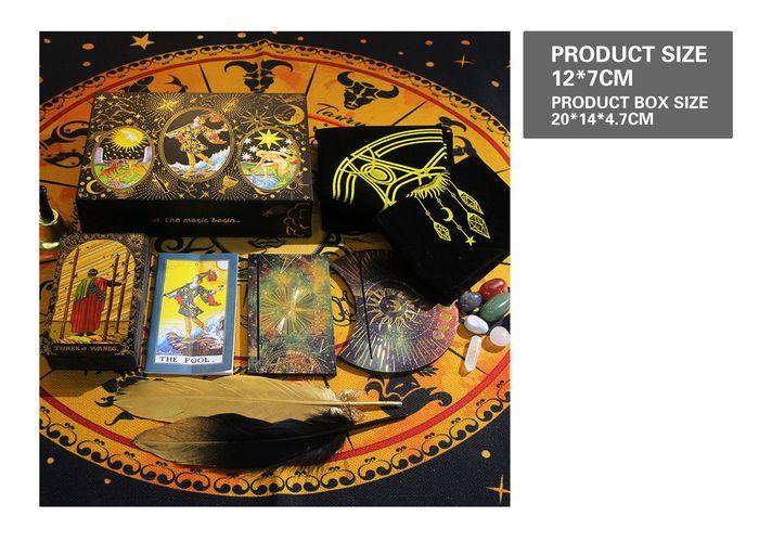 Cartas del tarot, color negro, modelo 131148
