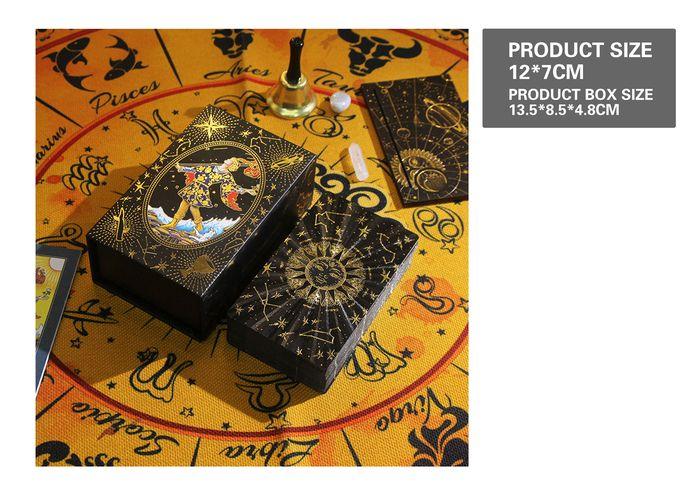 Cartas del tarot, color negro, modelo 131149
