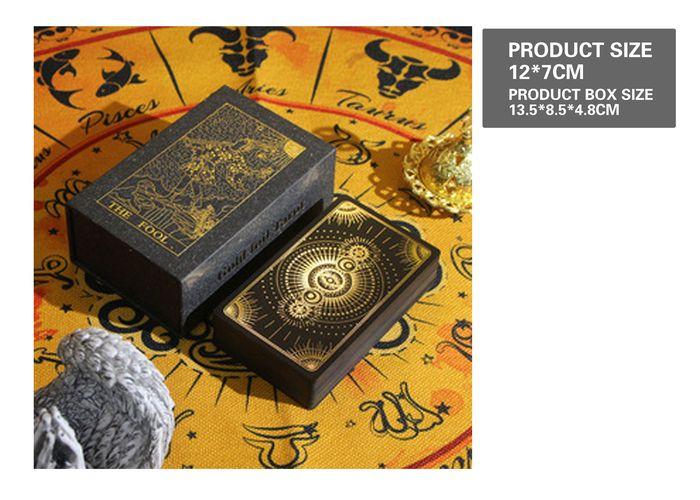 Cartas del tarot, color negro, modelo 131154
