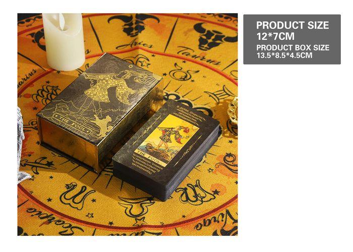 Cartas del tarot, color negro, modelo 131156