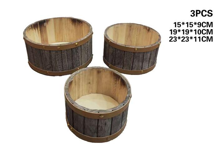 Canasta organizadora, 23 × 23 × 11 cm, 3 piezas, modelo 131264