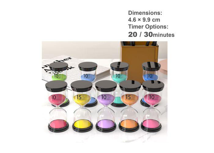 reloj de arena, color negro, modelo 131387