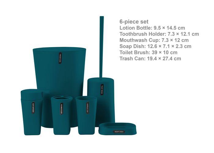 Juego de baño, color verde, modelo 611059