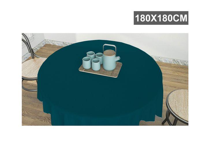 Mantel, 180 × 180, color verde, modelo 611188