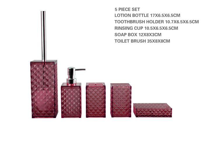 Serie burdeos, modelo JS5001-5, color rojo