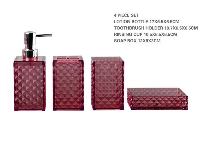 Serie burdeos, modelo JS5001-4, color rojo