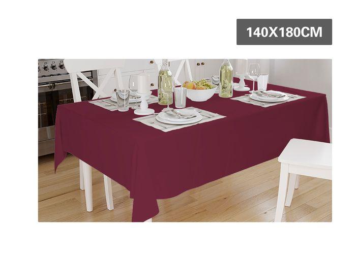 Mantel, 140 × 180, color rojo, modelo 612088