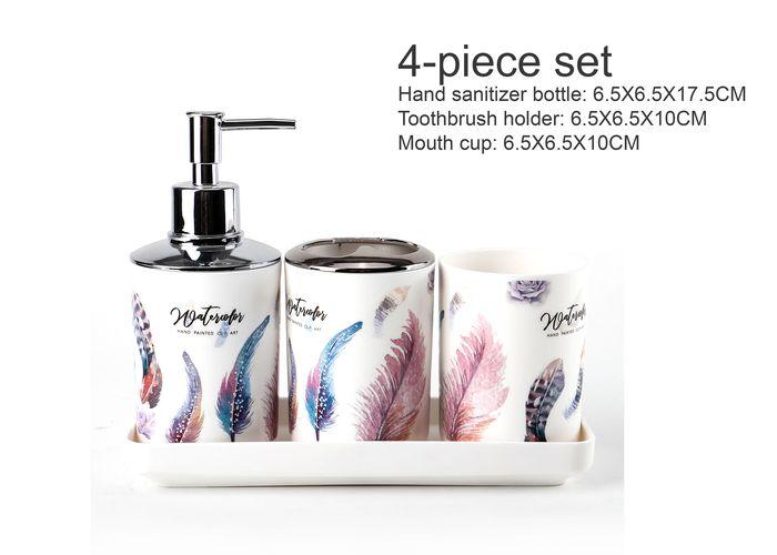 Juego de baño, color morado, modelo 612289