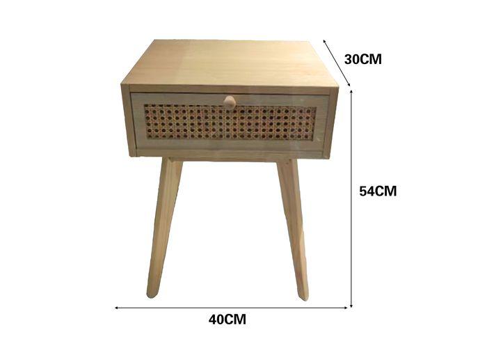 Gabinete de madera para almacenamiento, 40 × 30 × 54 cm
