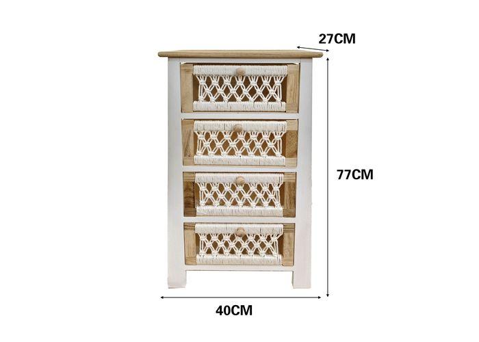 Gabinete de madera para almacenamiento, 40 × 27 × 77 cm, modelo 131397