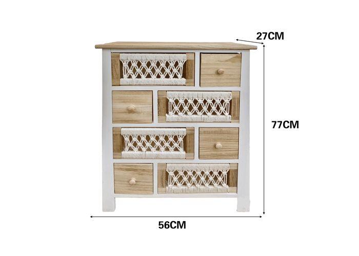 Gabinete de madera para almacenamiento, 56 × 27 × 77 cm, modelo 131401