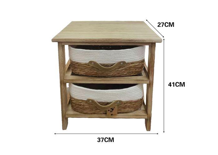 Gabinete de madera para almacenamiento, 37 × 27 × 41 cm, modelo 131427