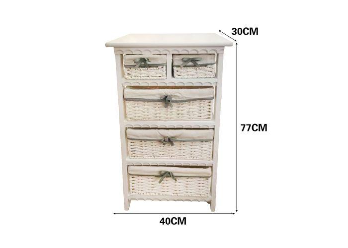 Gabinete de madera para almacenamiento, 40 × 30 × 77 cm