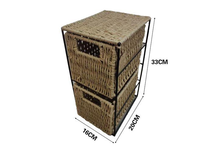 Gabinete de madera para almacenamiento, 20 × 16 × 33 cm, modelo 131475
