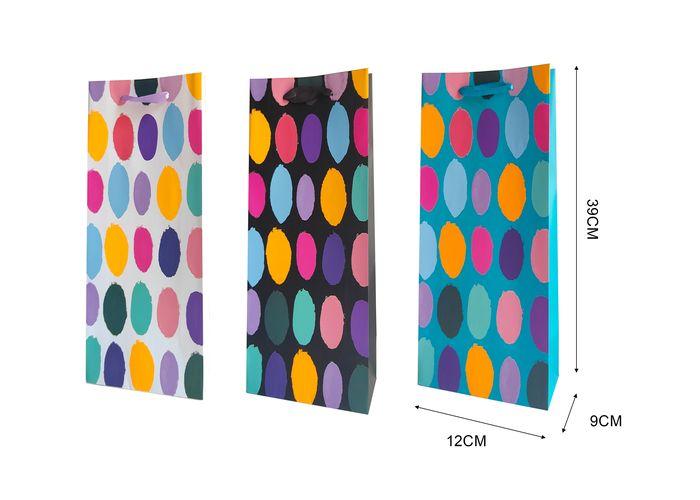 Bolsas de vino, 12 × 39 × 9 cm, color blanco, modelo 131632